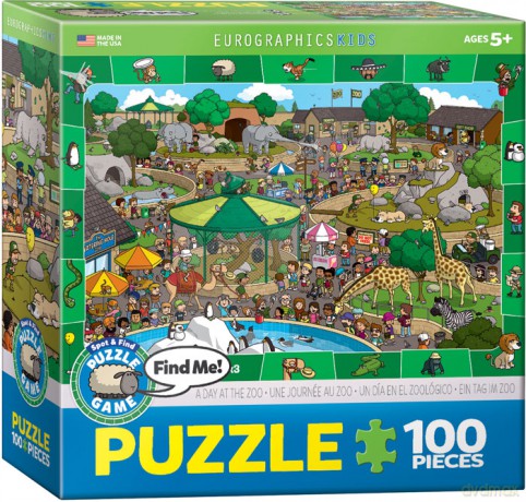 EUROGRAPHICS 100 el. Smartkids A Day in the ZOO 6100-0542 [PUZZLE]
