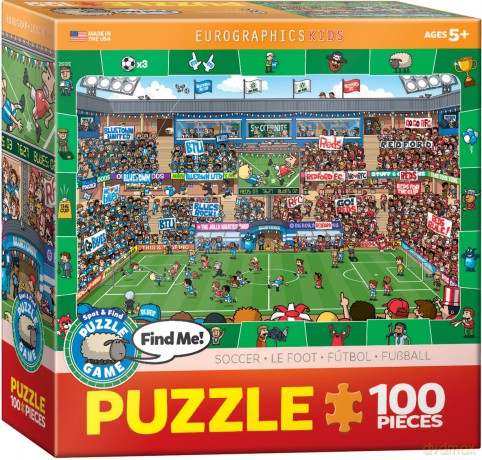 EUROGRAPHICS 100 el. Sport&Find Soccer 6100-0476 [PUZZLE]