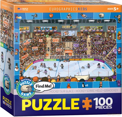 EUROGRAPHICS 100 el. Spot&Find Hockey 6100-0475 [PUZZLE]