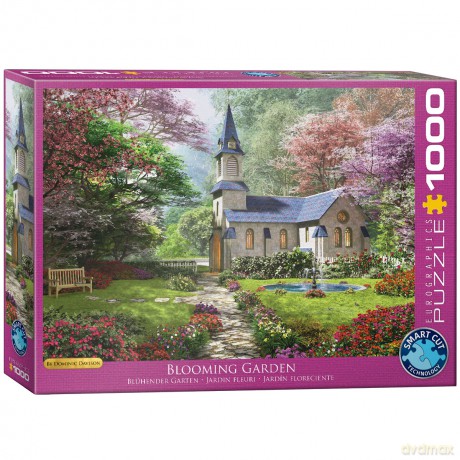 EUROGRAPHICS 1000 el. The Blooming Garden by Domi 6000-0964 [PUZZLE]