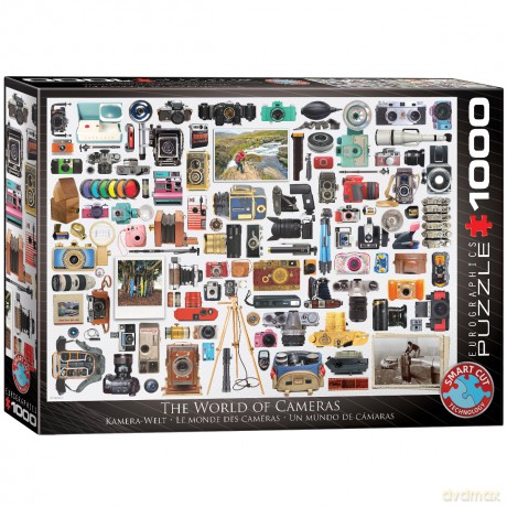 EUROGRAPHICS 1000 el. World of Cameras 6000-5627 [PUZZLE]