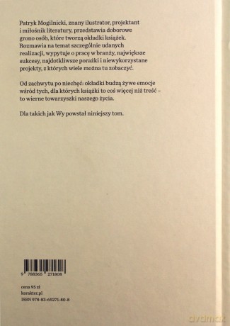 Książka po okładce. O współczesnym polskim projektowaniu okładek - Patryk Mogilnicki [KSIĄŻKA]
