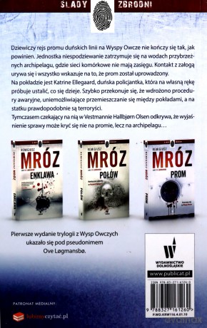 Prom. Vestmanna (Tom 3) wyd. specjalne - Remigiusz Mróz pod pseud. Ove Logmansbo [KSIĄŻKA]