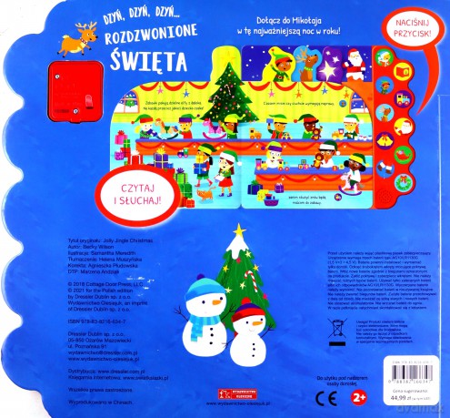 Rozdzwonione święta. 10 świątecznych dźwięków - Becky Wilson, Samantha Meredith [KSIĄŻKA]