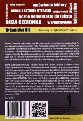 Sąd Ozyrysa. Lektura z opracowaniem - Henryk Sienkiewicz [KSIĄŻKA]
