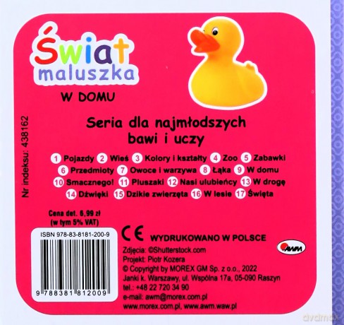 W domu. Świat maluszka - Piotr Kozera [KSIĄŻKA]