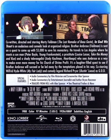 In God We Trust (Trapista w Los Angeles) [Blu-Ray]