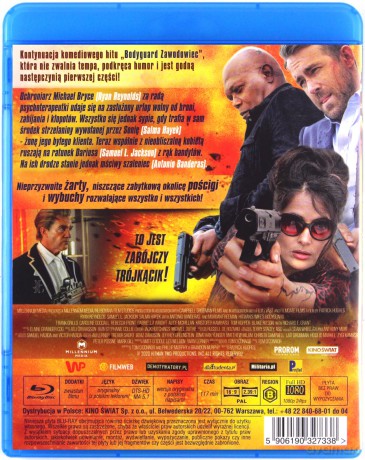 Bodyguard i żona zawodowca [Blu-Ray]