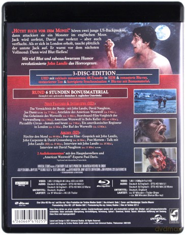 An American Werewolf in London (Amerykański wilkołak w Londynie) [Blu-Ray 4K]+[Blu-Ray]