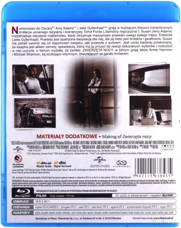 Zwierzęta Nocy (Platinum Collection) [Blu-Ray]