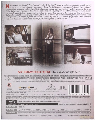 Zwierzęta Nocy (Platinum Collection) [Blu-Ray]