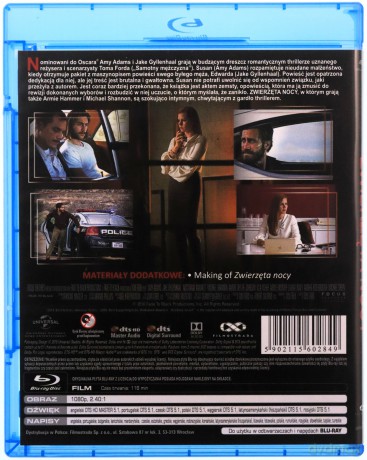 Zwierzęta Nocy (Platinum Collection) [Blu-Ray]
