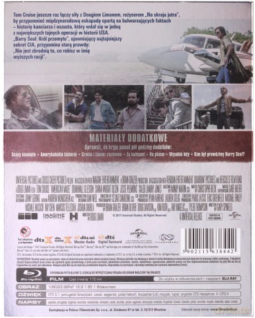 Barry Seal: Król przemytu (Platinum Collection) [Blu-Ray]