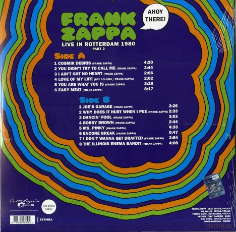 Frank Zappa: Ahoy There! Live In Rotterdam 1980 (Part 2) [Winyl]