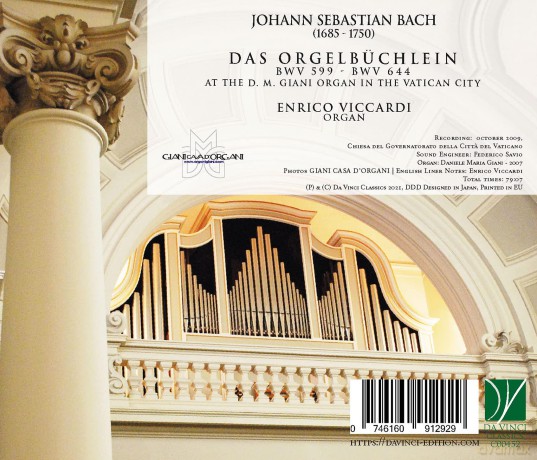 Enrico Viccardi: Bach: Das OrgelbÜChlein [CD]