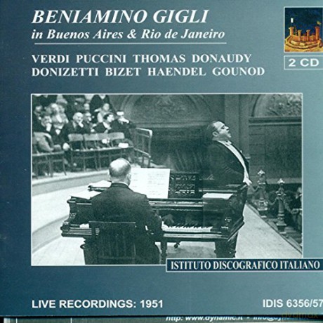 Beniamino Gigli: Beniamino Gigli In Buenos Aires And Rio De Janero [2CD]