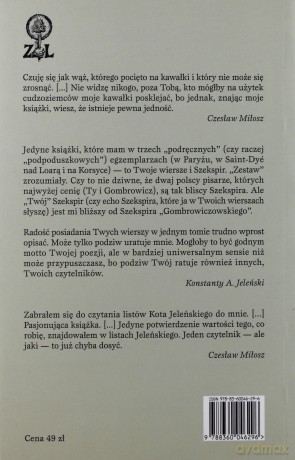 Korespondencja Czesław Miłosz Konstanty A.Jeleński - Czesław Miłosz, Konstanty A.Jeleński [KSIĄŻKA]