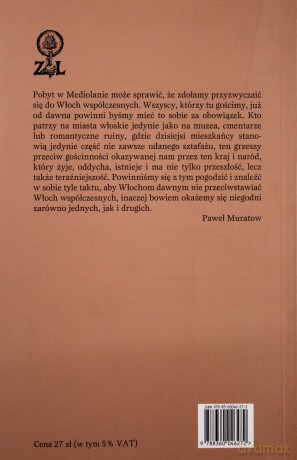 Obrazy Włoch Mediolan I Werona - Paweł Muratow [KSIĄŻKA]