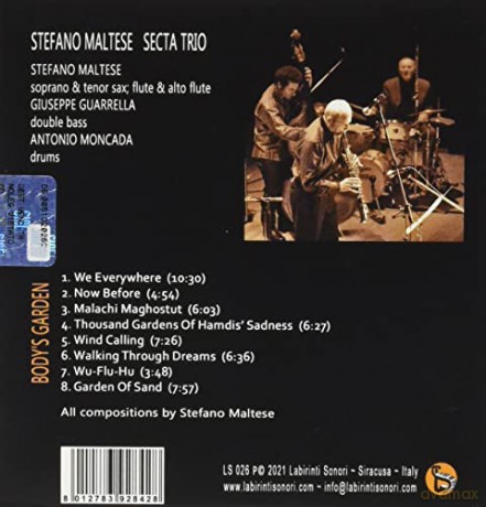 Stefano Maltese Secta Trio: Bodys Garden [CD]