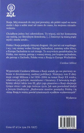 Rosja Widzenia Transoceaniczne Tom II - Czesław Miłosz [KSIĄŻKA]