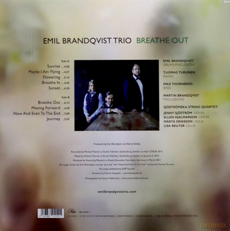 Emil Brandqvist Trio (Lp): Breathe Out (Lp) [Winyl]