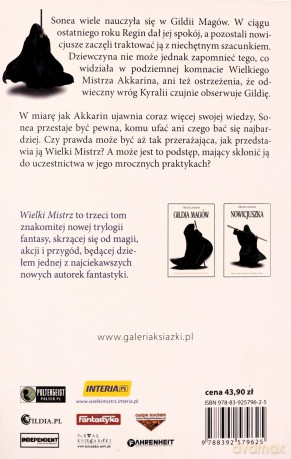 Wielki Mistrz Księga Trzecia Trylogii Czarnego Maga - Trudi Canavan [KSIĄŻKA]