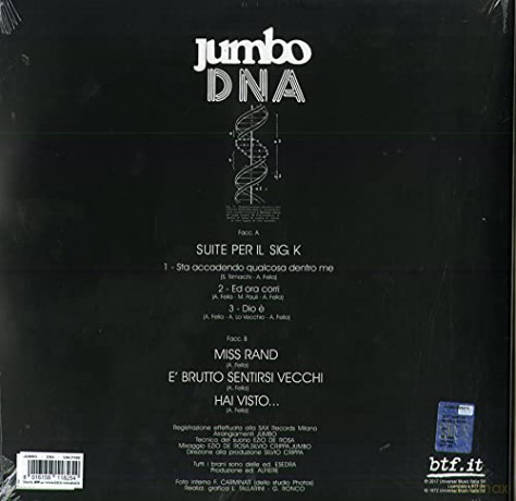 Jumbo: Dna (Ltd.Ed.Clear Red) [Winyl]