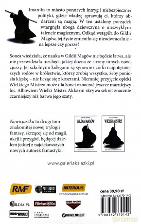 Nowicjuszka Księga Druga Trylogii Czarnego Maga Wyd.2011 - Trudi Canavan [KSIĄŻKA]