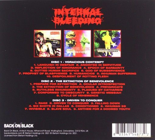 Internal Bleeding: Hemorrhage 1995-1999 [3CD]