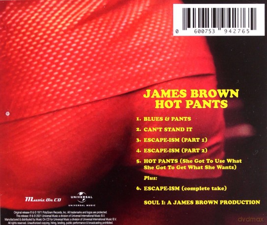 James Brown: Hot Pants [CD]