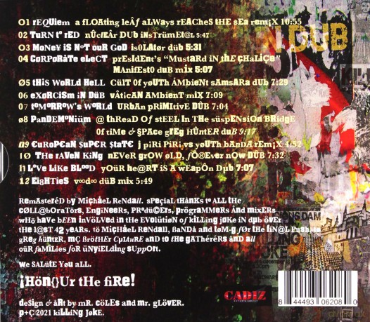Killing Joke: In Dub Rewind (Vol One) [CD]