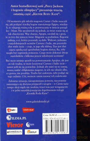 Cień Węża Kroniki Rodu Kane Tom III - Rick Riordan [KSIĄŻKA]