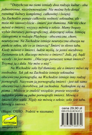 Podróż W Nieznane O Życiu I Umieraniu - Osho [KSIĄŻKA]