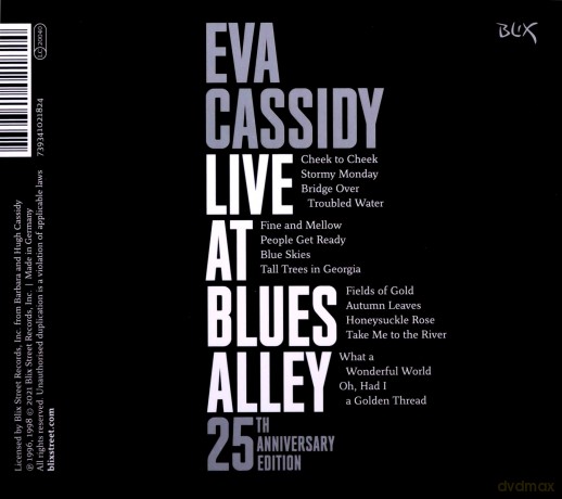 Eva Cassidy: Live At Blues Alley (Remastered) [CD]