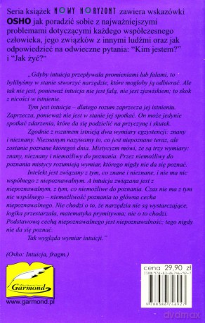 Intuicja Wiedza Wykraczająca Ponad Logikę - Osho [KSIĄŻKA]