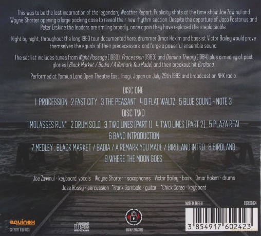 Weather Report: Live... Under The Sky '83 [CD]