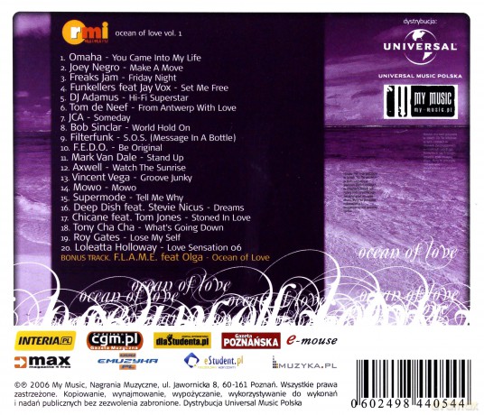RMI FM: Ocean Of Love Vol. 1 [CD]