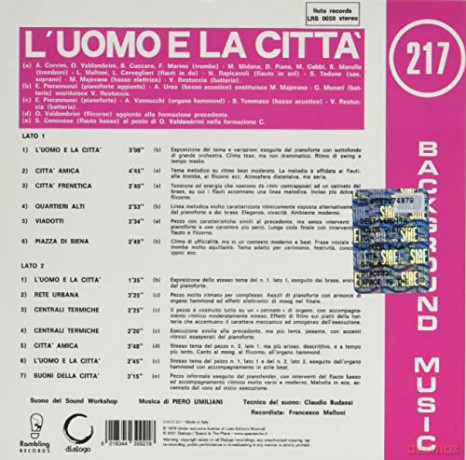 Piero Umiliani: L'Uomo E La Citta [CD]
