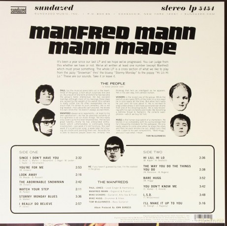 Manfred Mann: Mann Made (180 Gram) [Winyl]