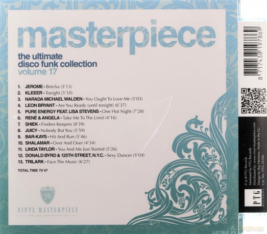 Bar-Kays: Masterpiece: The Ultimate Disco Funk Collection, Vol. 17 [CD]