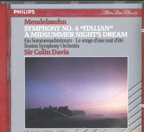 Boston Symphony Orchestra: Mendelssohn-Davis -Symphonie N 4 [CD]