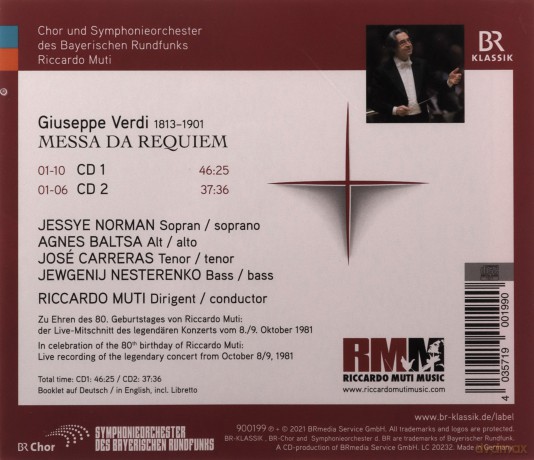 Muti Riccardo: Messa Da Requiem [CD]