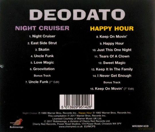 Deodato: Night Cruiser / Happy Hour [CD]