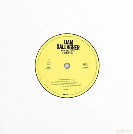 Liam Gallagher: Now That I'Ve Found You (Limited) [Winyl]