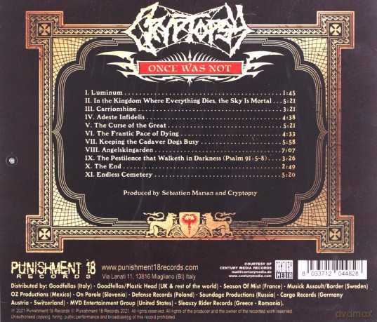 Cryptopsy: Once Was Not [CD]