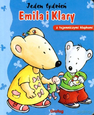 Jeden Tydzień Emila I Klary Książeczka Z Okienkami (twarda) [KSIĄŻKA]