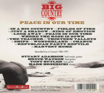 Big Country: Peace In Our Time [CD]