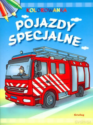 Kolorowanka Pojazdy Specjalne [KSIĄŻKA]