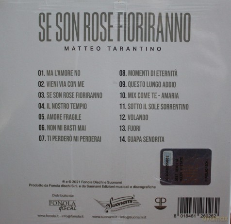 Matteo Tarantino: Se Son Rose Fioriranno [CD]