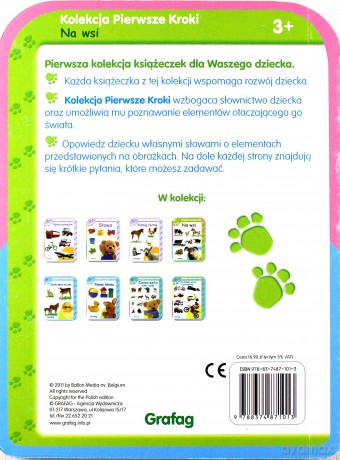 Kolekcja Pierwsze Kroki - Na Wsi (twarda) [KSIĄŻKA]